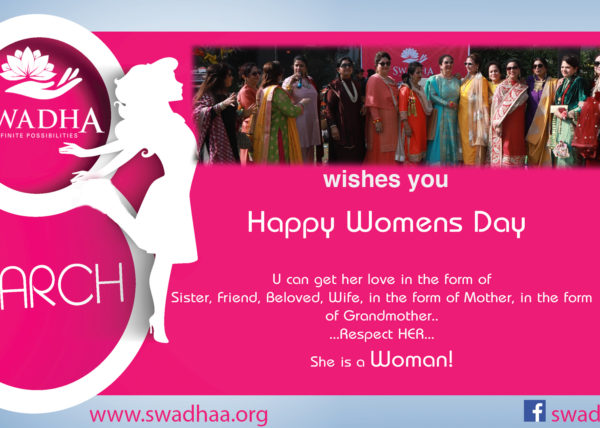swadhaa wishes womens day